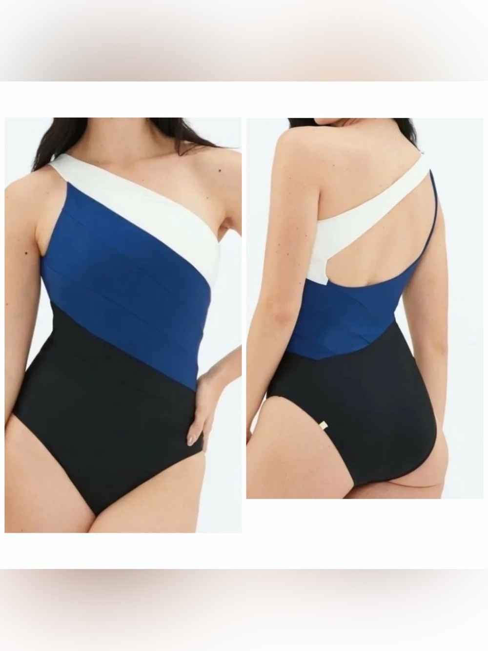 summersalt Royal Blue Swimwear with White Logo size 6